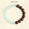 Aromatic Earth Element & Green Crystal Bracelet Fengshui Yinyang Bracelet - 图片 6